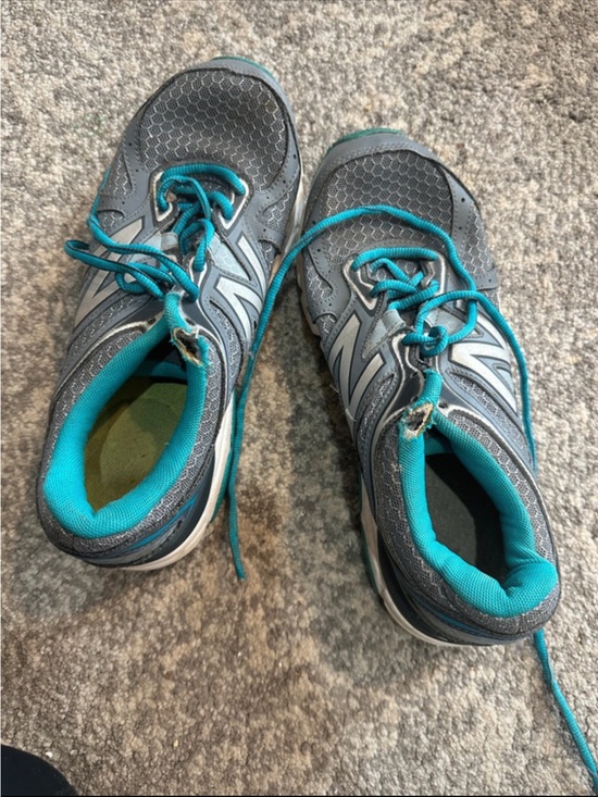 New Balance Shoes - New Balance Women’s Gray and Teal Athletic Sneakers